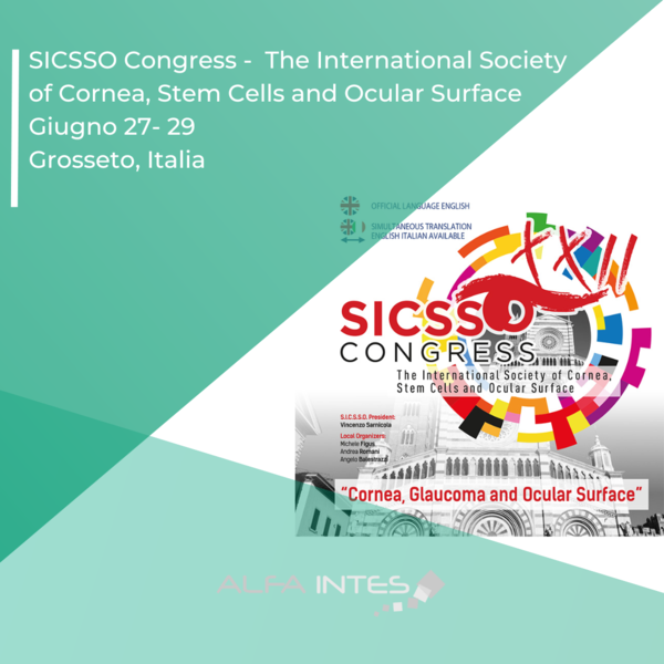 22° S.I.C.S.S.O. Congress -  The International Society of Cornea, Stem Cells and Ocular Surface