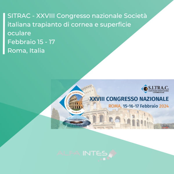 SITRAC - XXVIII Congresso nazionale Società italiana trapianto di cornea e superficie oculare